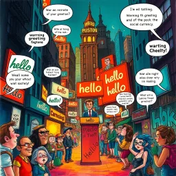Whose Hello Is It Anyway? - Text-based game
