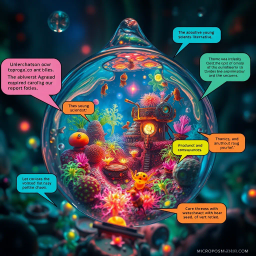 Microcosm Mayhem - Text-based game