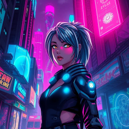 Neon Paradox - Text-based game