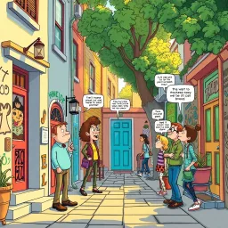 Familiar Faces: The Greetings Gauntlet - Text-based game