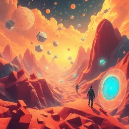 Spinning Geometry Quest - Text-based game