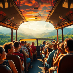 The Great Bus Reckoning - Text-based game