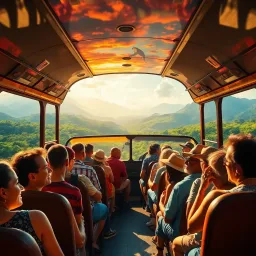 The Great Bus Reckoning - Text-based game