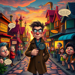 Whose Face Is It Anyway? - Text-based game