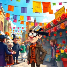 Whose Hello Is It Anyway? - Text-based game