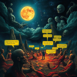 Nightmare Negotiators - Text-based game