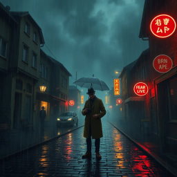 Whispers in the Rain - Text-based game