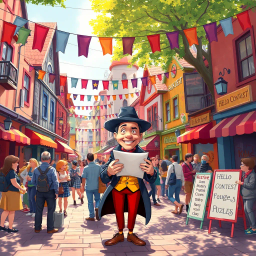 Whose Hello Is It Anyway? - Text-based game