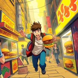 Burger Quest - Text-based game