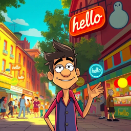 Whose Hello is it Anyway? - Text-based game