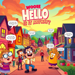 Whose Hello Is It Anyway? - Text-based game