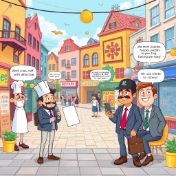 Whose Hello Is It Anyway? - Text-based game