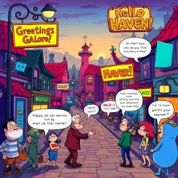 Who's Hello Is It Anyway? - Text-based game