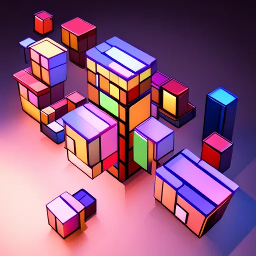 Spinning Cube Letters