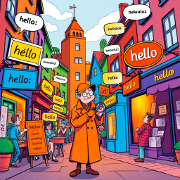 Whose Hello Is It Anyway? - Text-based game