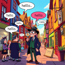 Whose Hello Is It Anyway? - Text-based game