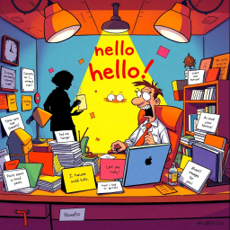 Whose Hello Is It Anyway? - Text-based game