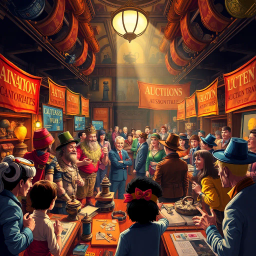 Artifact Auctioneers - Text-based game