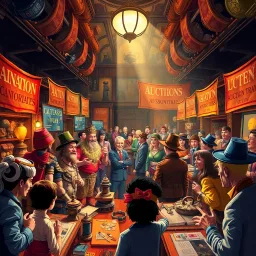 Artifact Auctioneers - Text-based game