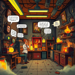 Whose Lab Is It, Anyway? - Text-based game