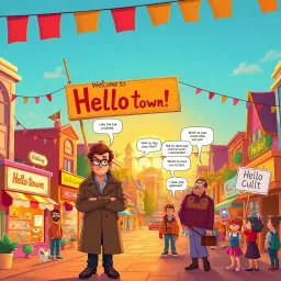 Whose Hello Is It Anyway? - Text-based game
