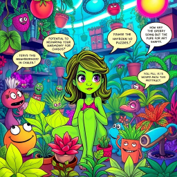 Botanic High Jinks - Text-based game