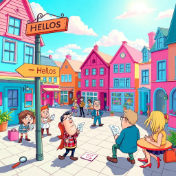 Whose Hello Is It Anyway? - Text-based game