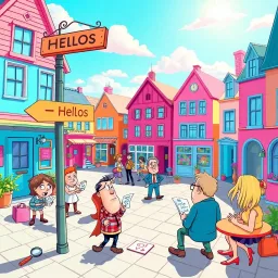 Whose Hello Is It Anyway? - Text-based game