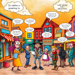 Whose Hello Is It Anyway? - Text-based game