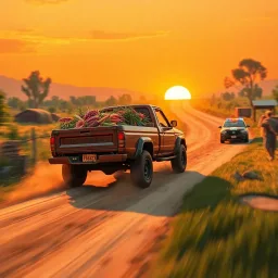 Kei Truck Run - Text-based game