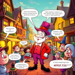 Whose Hello Is It Anyway? - Text-based game