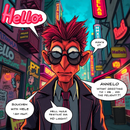 Whose Hello Is It Anyway? - Text-based game