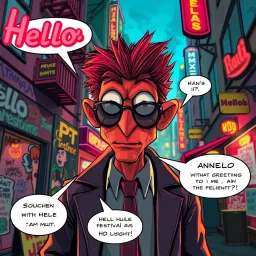 Whose Hello Is It Anyway? - Text-based game