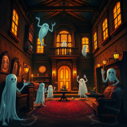 Hello, Whose Ghost Is It Anyway? - Text-based game