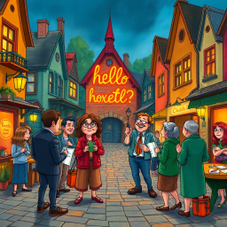 Whose Hello Is It Anyway? - Text-based game