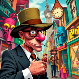 Whose Face Is It Anyway? - Text-based game