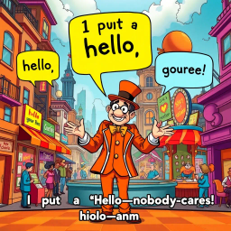 Whose Hello Is It Anyway? - Text-based game