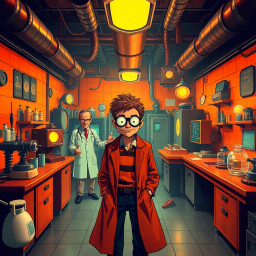 Whose Lab Is It Anyway? - Text-based game