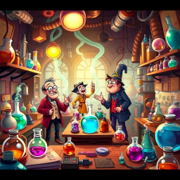 Whose Lab Is It Anyway? - Text-based game