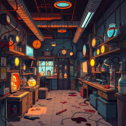 Whose Lab Is It Anyway? - Text-based game