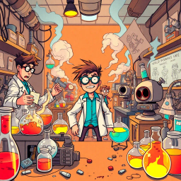 Whose Lab Is It Anyway? - Text-based game