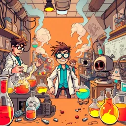 Whose Lab Is It Anyway? - Text-based game