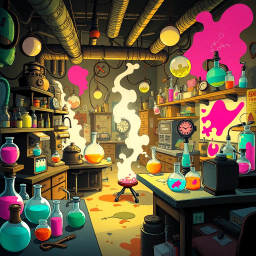 Whose Lab Is It Anyway? - Text-based game