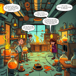 Whose Lab Is It Anyway? - Text-based game