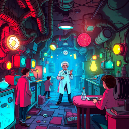 Whose Lab Is It Anyway? - Text-based game