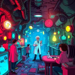 Whose Lab Is It Anyway? - Text-based game