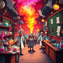 Whose Lab Is It Anyway? - Text-based game