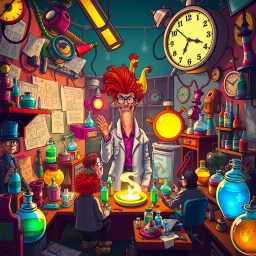 Whose Lab Is It Anyway? - Text-based game