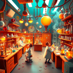 Whose Lab Is It Anyway? - Text-based game