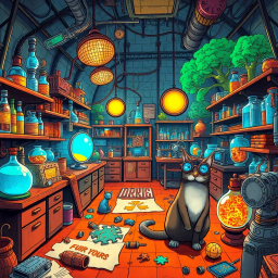 Whose Lab Is It Anyway? - Text-based game